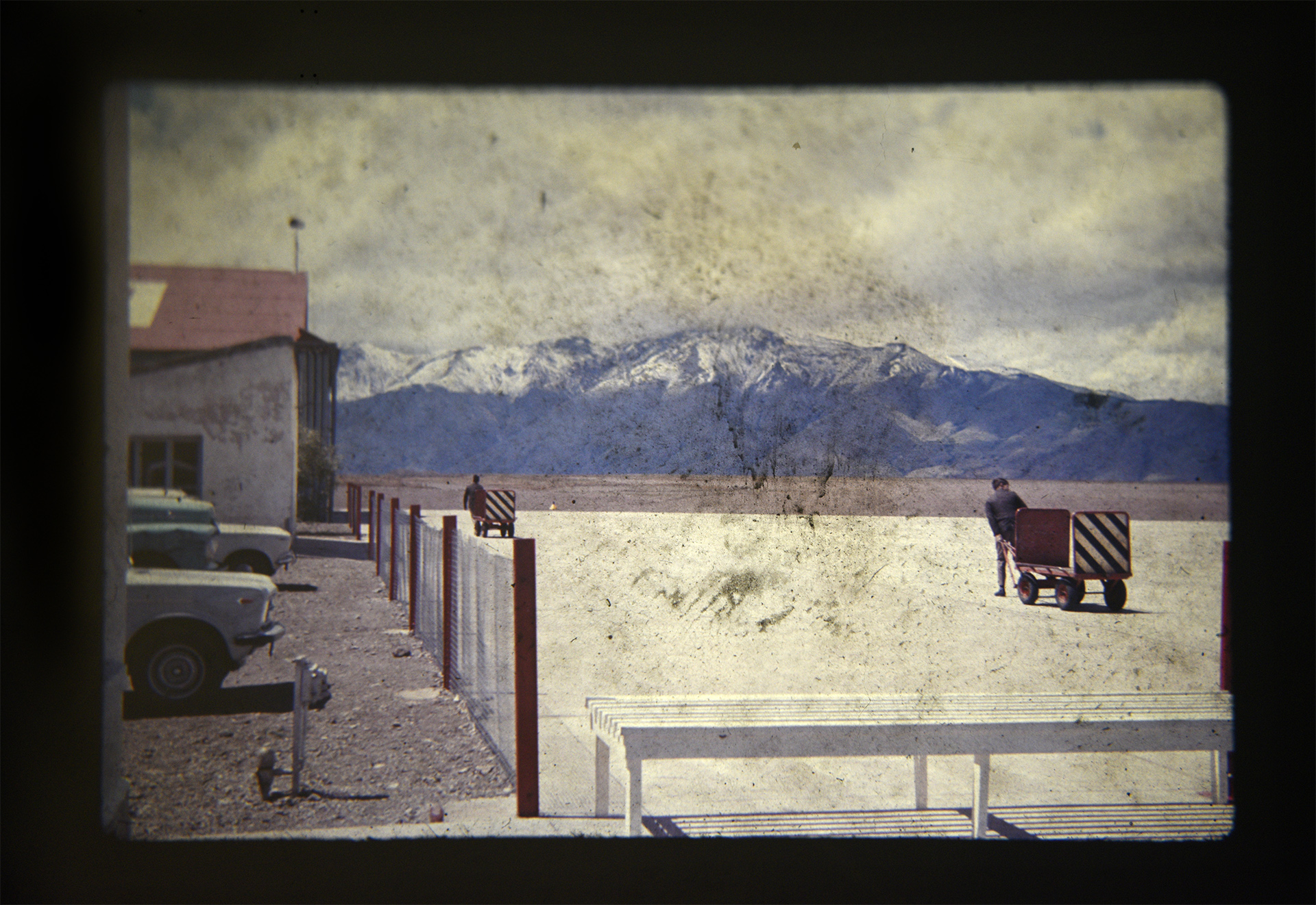 Aeropuerto de Esquel. Enero, 1973. Foto: Manuel Iborra